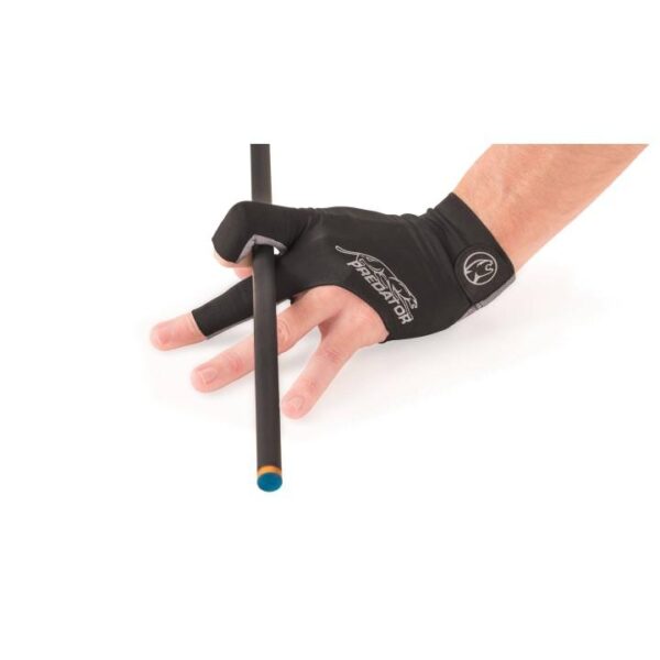 GUANTE PREDATOR NEGRO LOGO GRIS MANO IZQUIERDA - Imagen 2